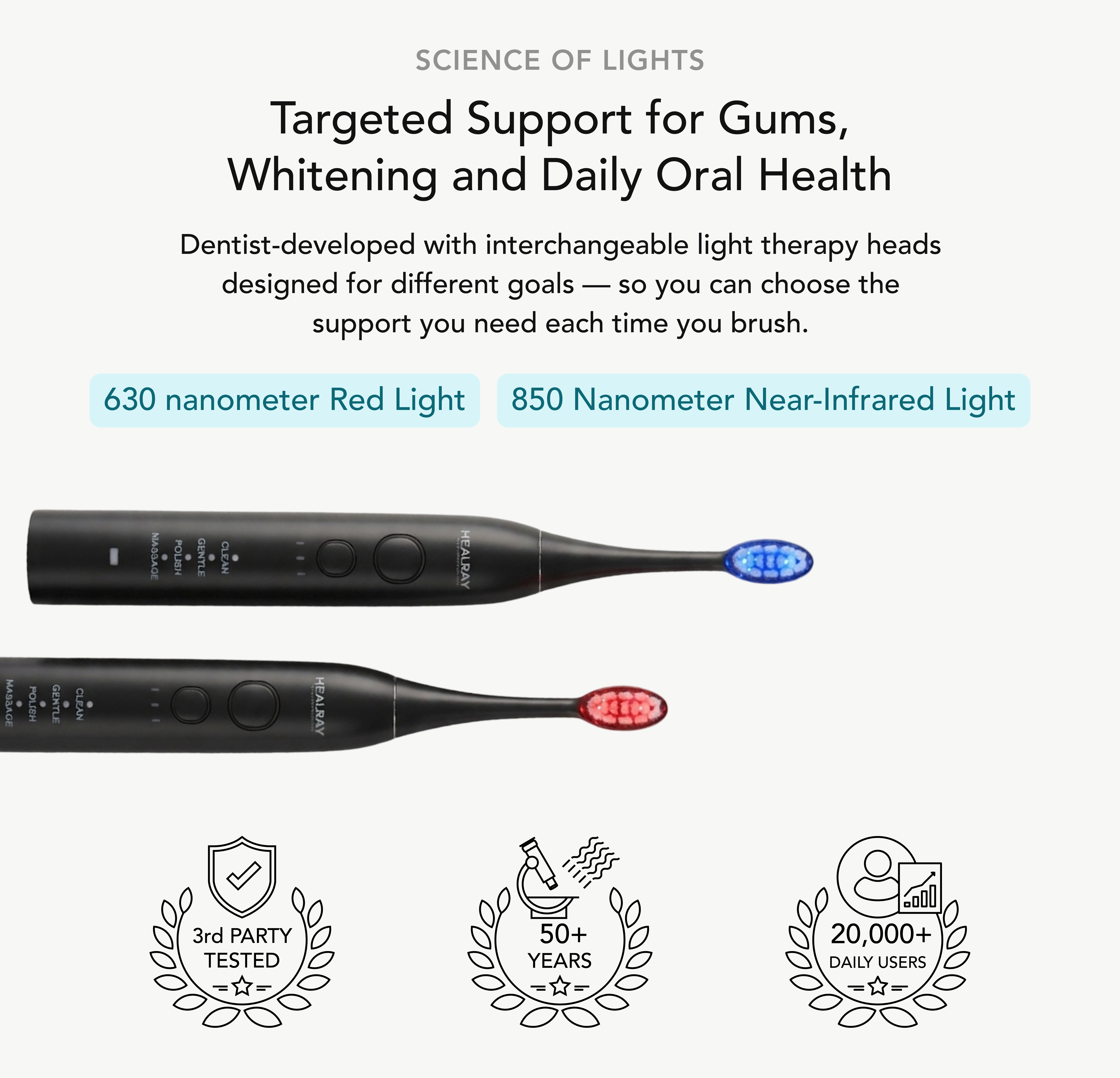 Light Therapy Electric Toothbrush lifestyle