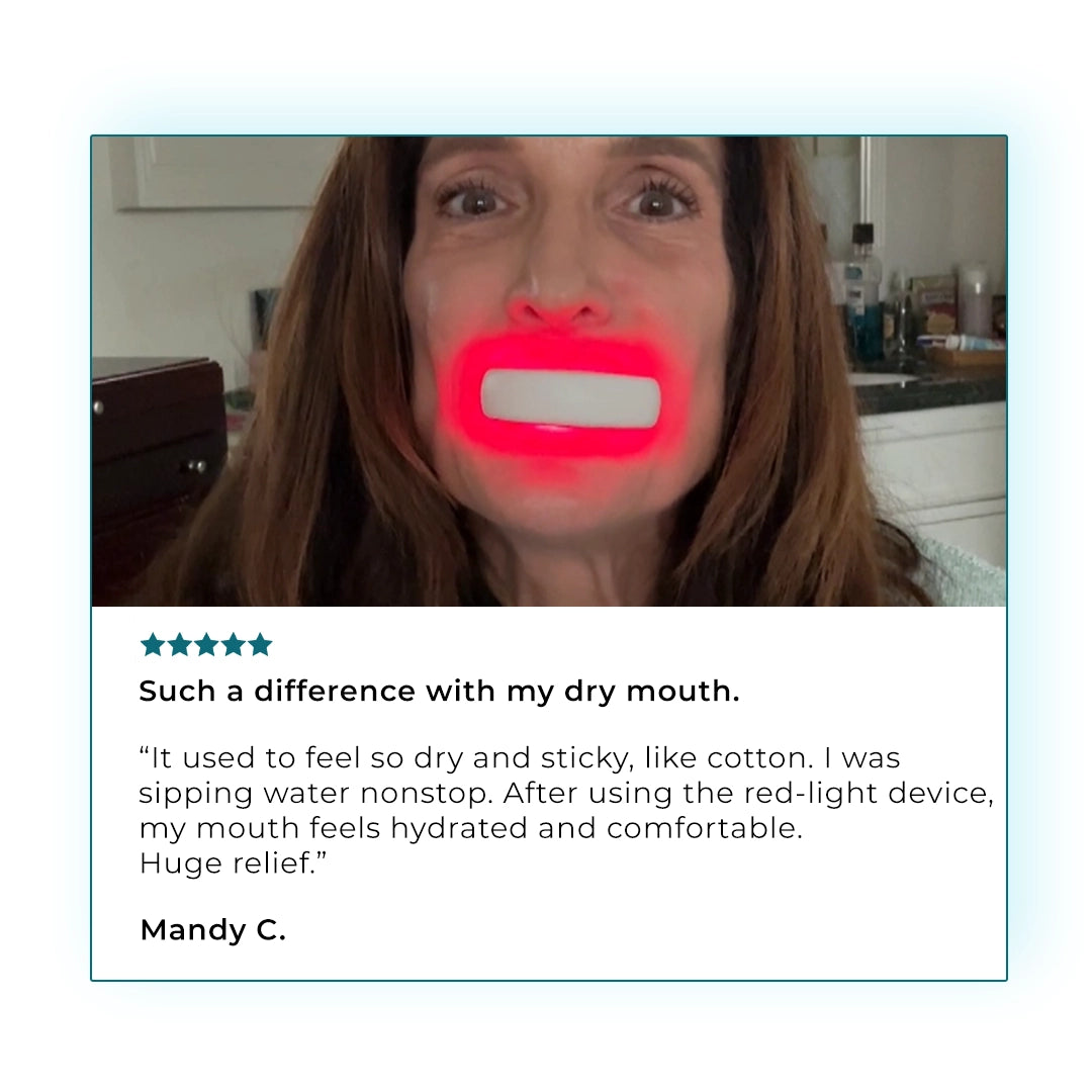 Red Light Device For Dry Mouth