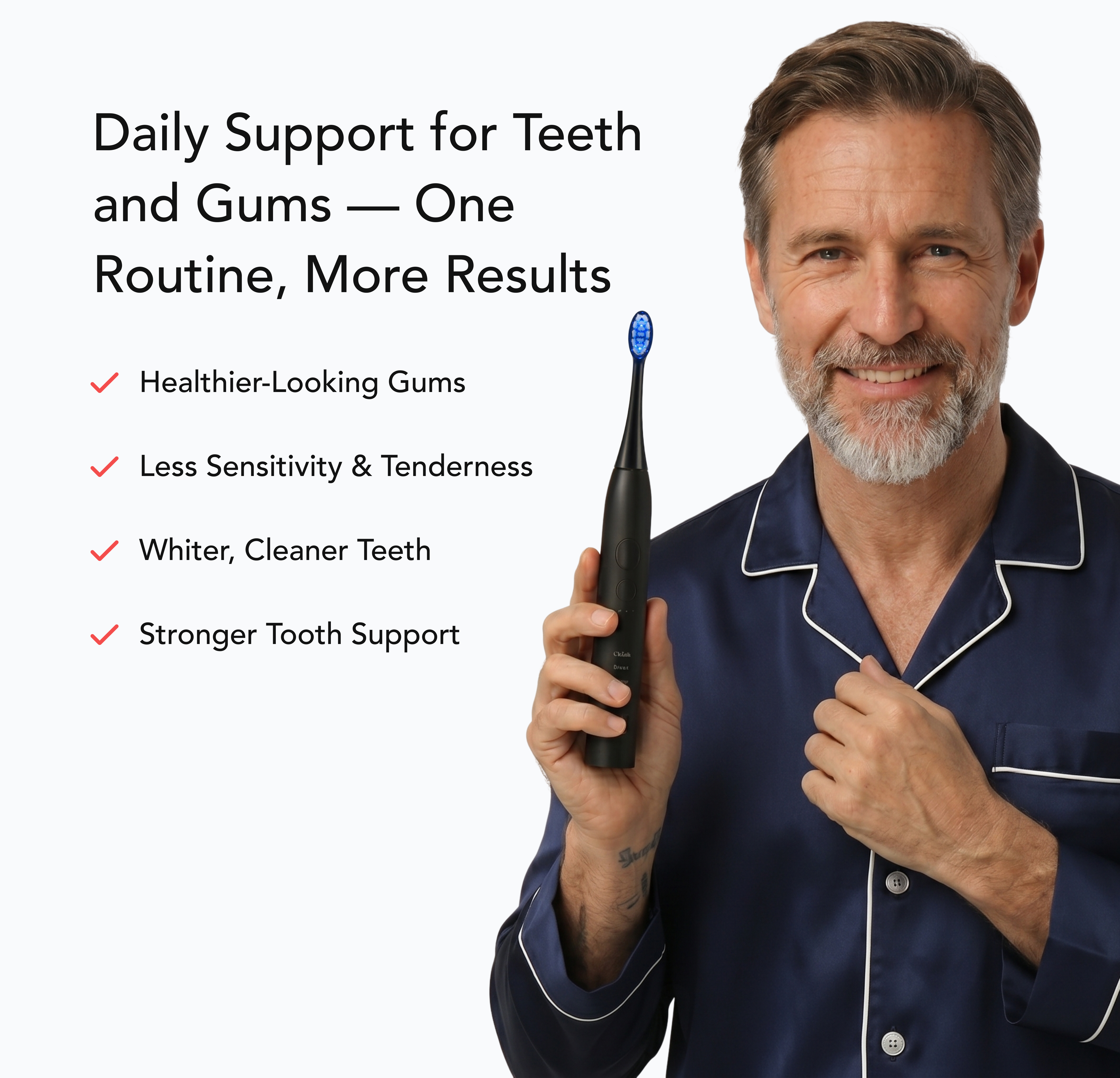 Light Therapy Electric Toothbrush detail