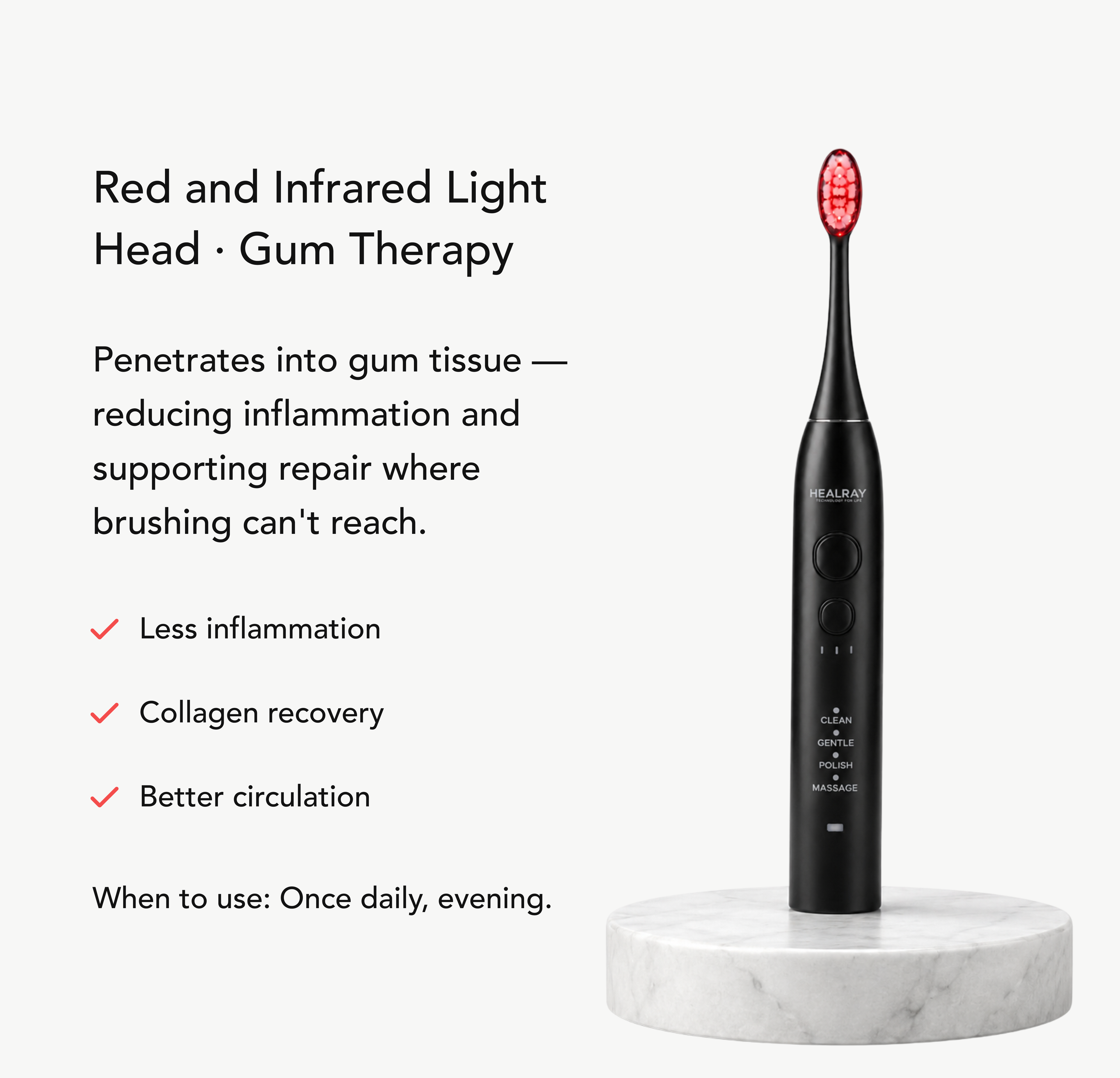 Light Therapy Replacement Brush Heads — view 2