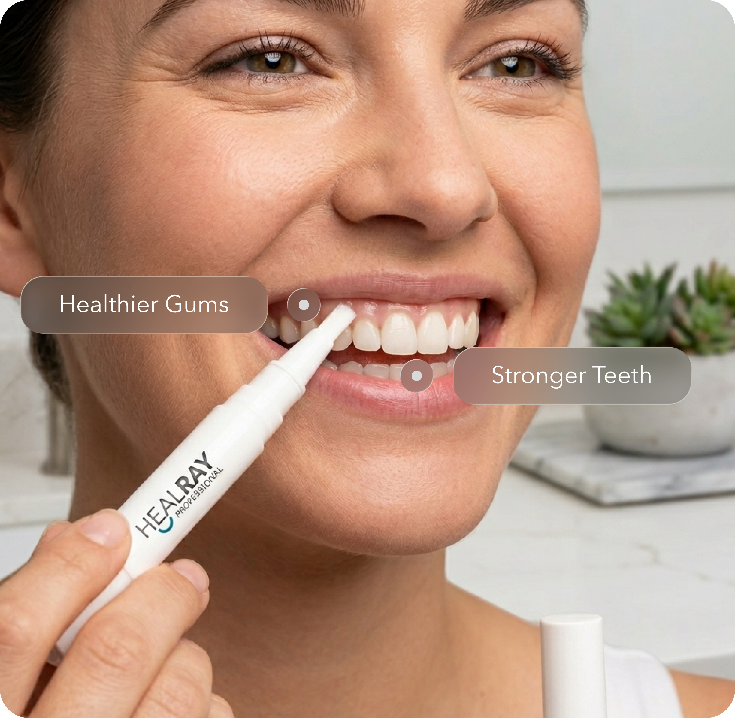 Gum Care Gel application