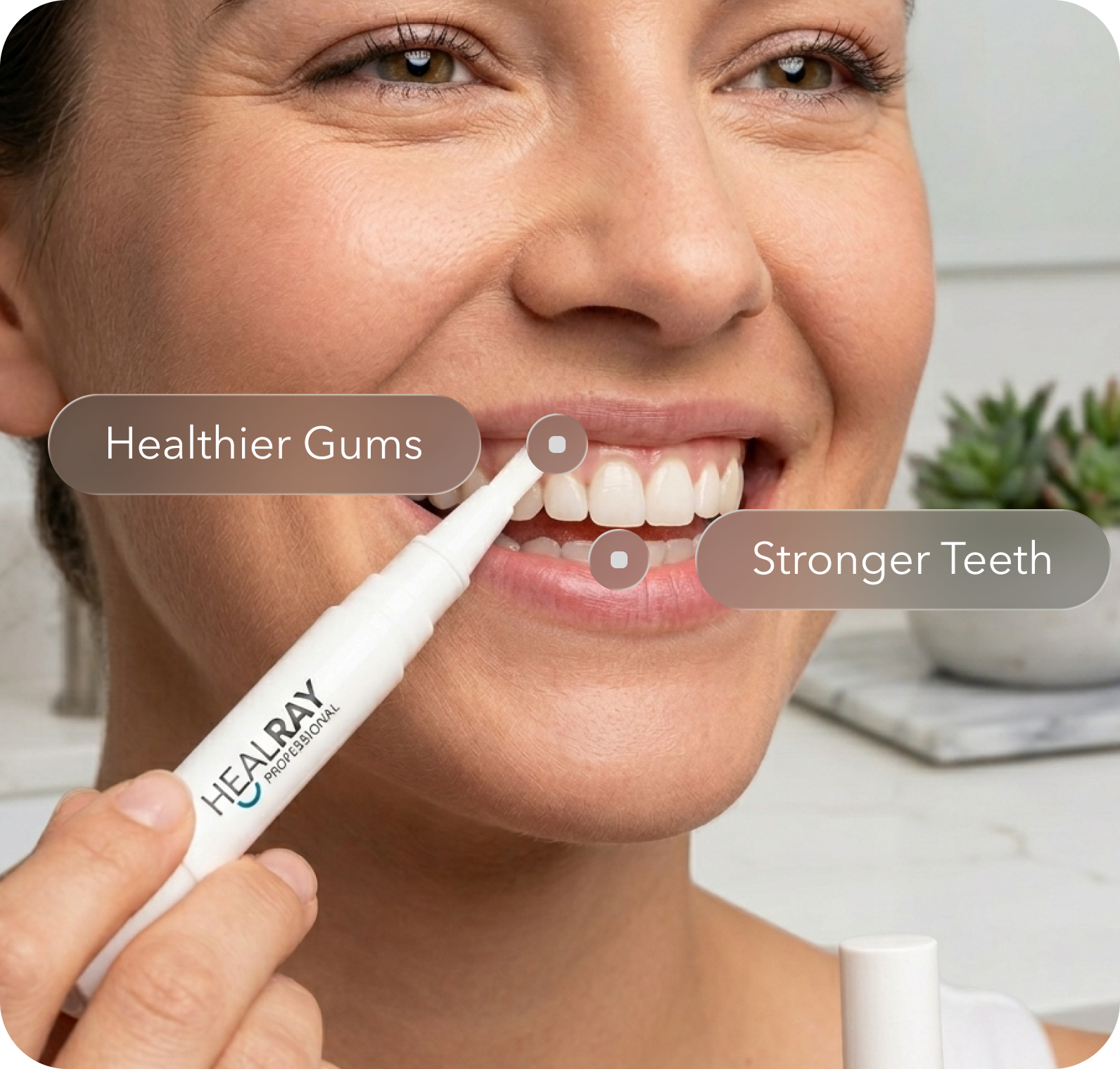 Gum Care Gel application